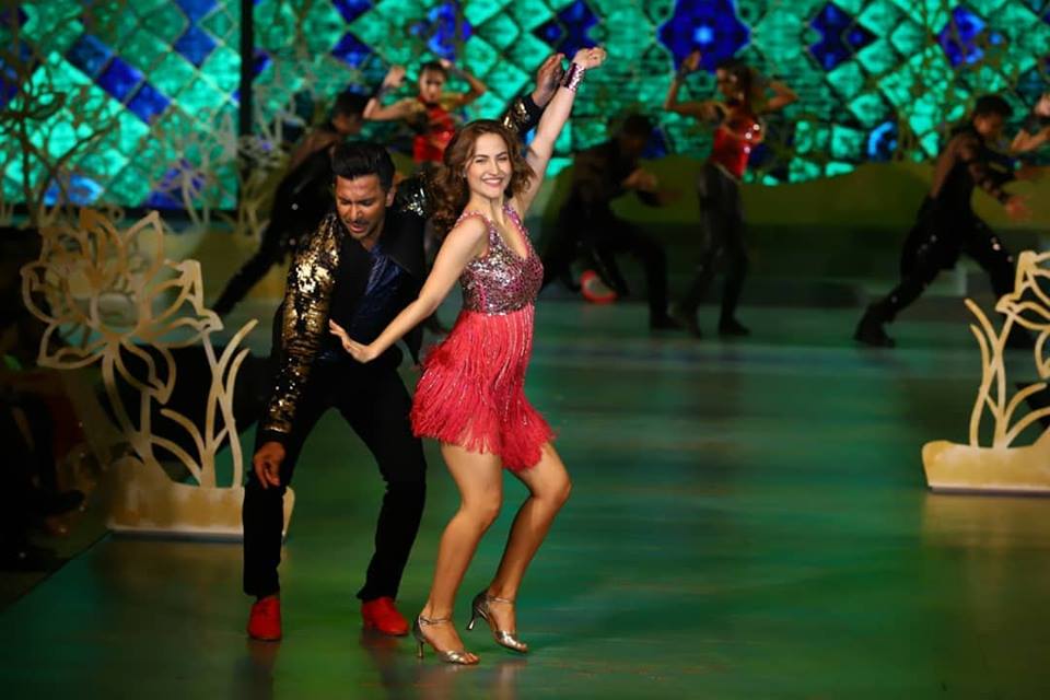 Terrence Lewis & Ellie Avram performing at the East Zonal Crowning Ceremony of Fbb Colors Femina Miss India 2019 held at The Westin, Kolkata.