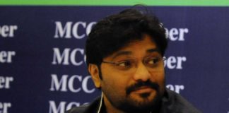Minister of State for Urban Development, Housing and Urban Poverty Alleviation, Babul Supriyo