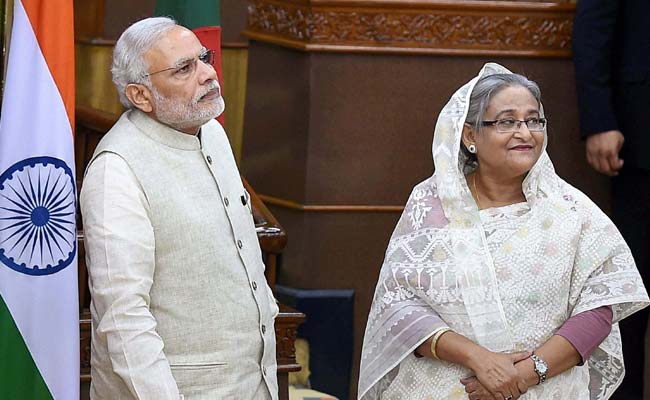 PM Modi (India)and PM Sk.Hasina (Bangladesh)