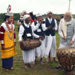 Modi beatting the Drums in NE