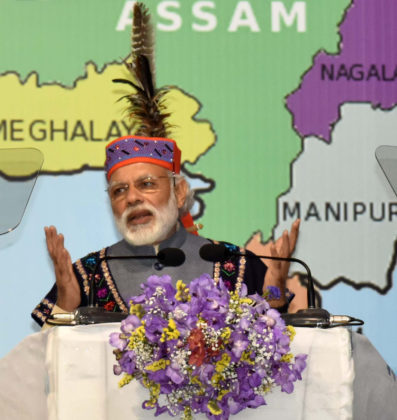 Prime Minister Narendra Modi at Shillong