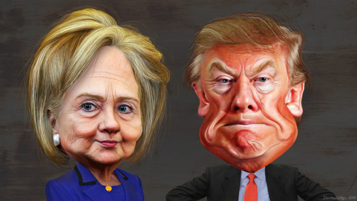 US Presidencial Candidates Caricatures