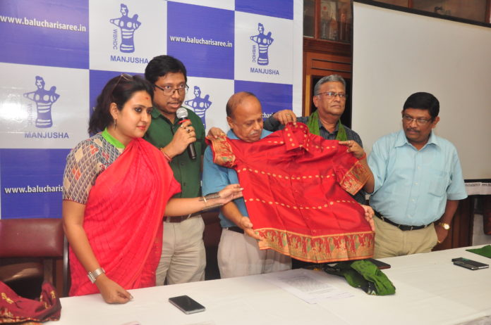 Manjusha Unveils First Men's Baluchari shirt