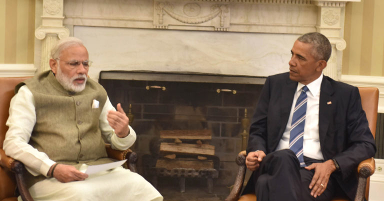 Modi Obama - White House