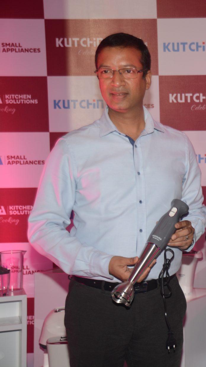 Namit Bajoria at the launch of small appliances.