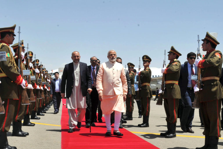 PM Modi - Arrives at Herat Afghanistan