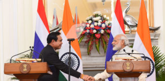 PM Modi with PM Thailand - Press Meet