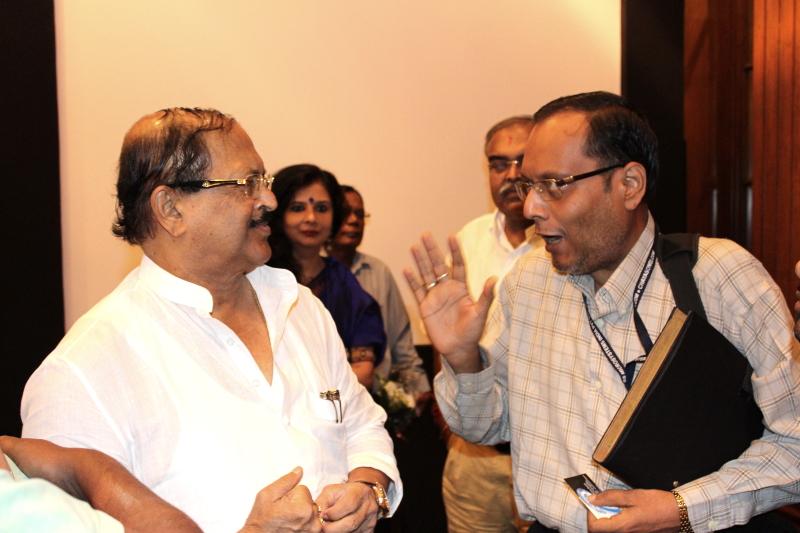Subrata Mukherjee with IBG NEWS Chief Editor Suman Munshi
