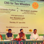 Two Weelers On CNG - India