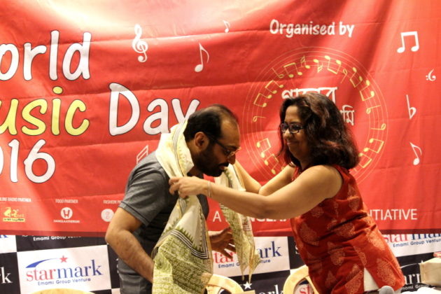 World Music Day - felicitation Anindya 2