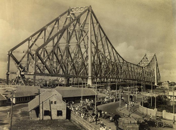 Howrah Bridge - Calcutta in 1945