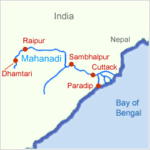 Mahanadi-river-map