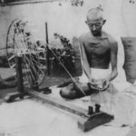 Mahatma Gandhi - Spinning