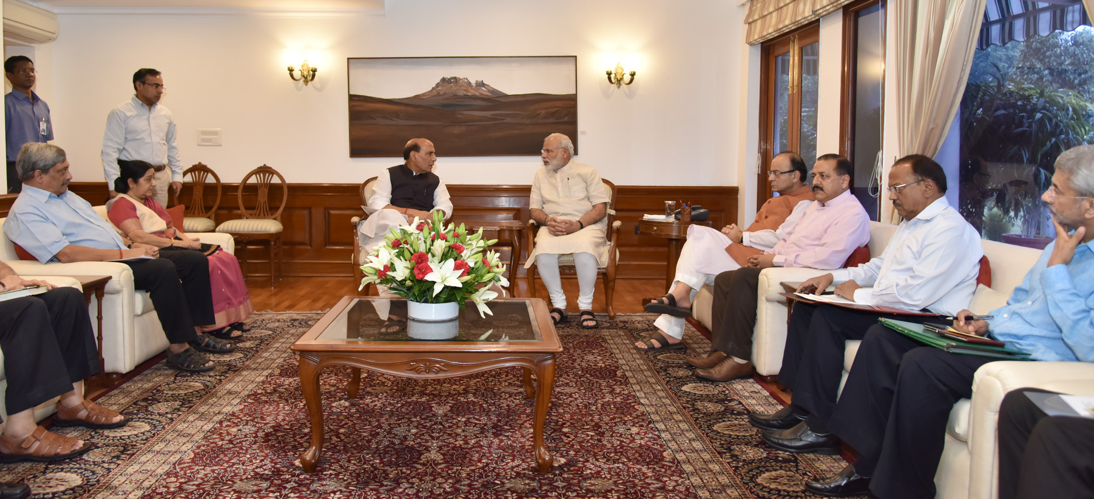 PM Modi - Meeting on Kashmir Unrest