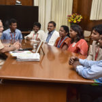 PM Modi – Sathyabamasat Satelite Inventor Student