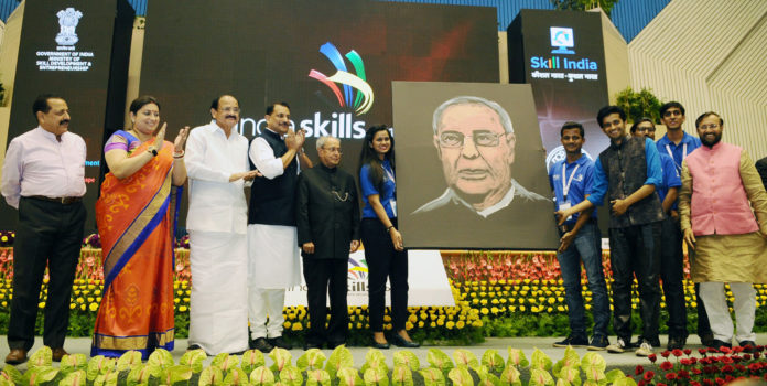 President Pranb Mukherjee - Skill India 2016
