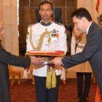President Pranb Mukherjee  – The Ambassador-Designate of France