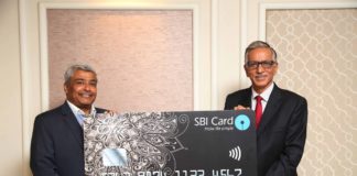 Vijay Jasuja, CEO, SBI Card launching SBI Card ELITE.