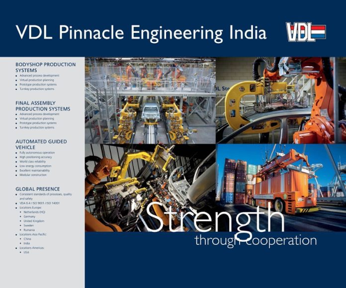 VDL Groep and Pinnacle Industries announce Joint Venture to provide specialized engineering services for production automation industry globally