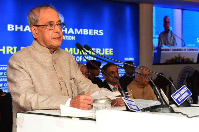 President Pranab Mukherjee - Bharat Chamber of Commerce