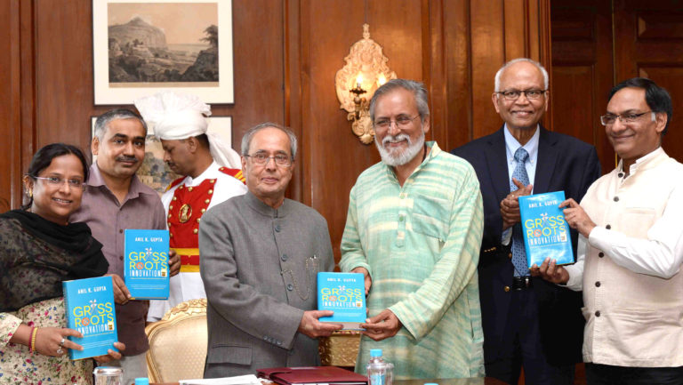 President Pranab Mukherjee - Book Grassroot Innovation