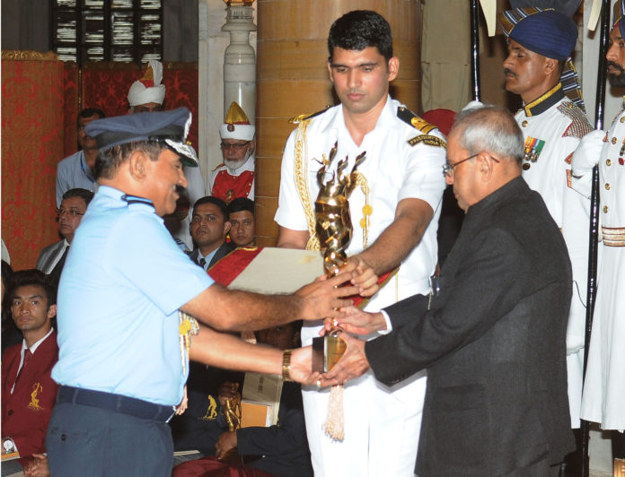 President Pranab Mukherjee - Subroto Mukherjee Award
