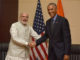 The Prime Minister, Shri Narendra Modi meeting the President of United States of America (USA), Mr. Barack Obama