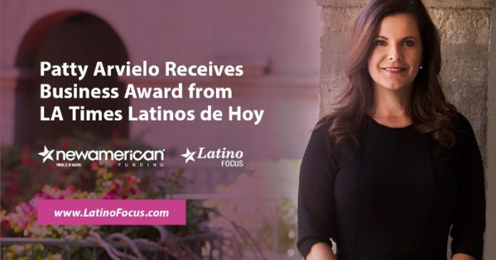 Patty Arvielo Receives Business Award from LA Times Latinos de Hoy