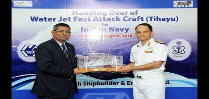 INS Tihayu joins the Indian Navy