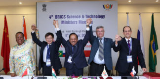 4th BRICS Science &; Technology Ministers Meeting, in Jaipur on October 08, 2016.