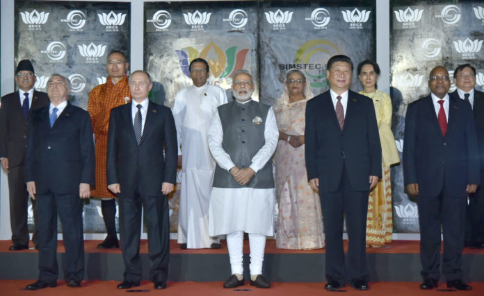 Leaders of BRICS and BIMSTEC, in Goa