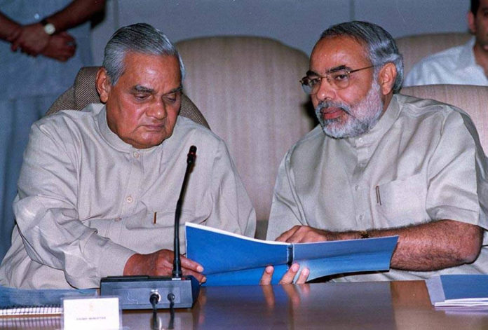 Atal Bihari Vajpayee and PM Modi