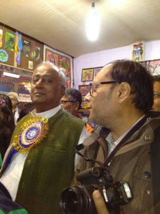 Left To Right Sougata Roy MP, Suman Munshi Chief Editor IBG NEWS