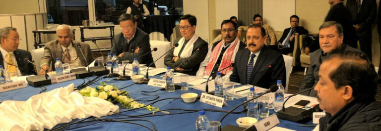 The Minister of State for Development of North Eastern Region (I/C), Prime Ministers Office, Personnel, Public Grievances & Pensions, Atomic Energy and Space, Dr. Jitendra Singh addressing an interactive programme of Members of Parliament from Northeast and representatives of trade organisations, in New Delhi on December 15, 2016.