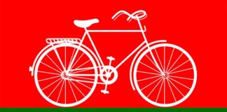 Akhilesh rides away with ‘bicycle’