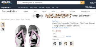 Amazon-Mahatma-Gandhi-flip-flops