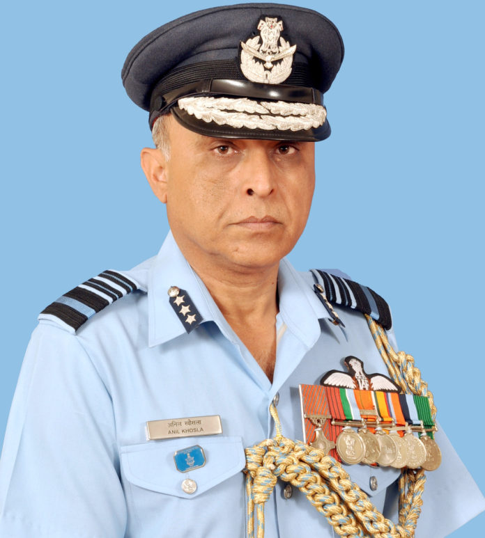 Air Marshal Anil Khosla AVSM VM takes over as the Air Officer Commanding-in-Chief Eastern Air Command, in Shillong on January 01, 2017.
