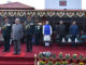 The President, Shri Pranab Mukherjee, the Prime Minister, Shri Narendra Modi and other dignitaries attending the Army Day reception, in New Delhi on January 15, 2017.