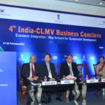 The Minister of State for Commerce & Industry (Independent Charge), Smt. Nirmala Sitharaman addressing at the 4th India-CLMV Business Conclave, in Jaipur on February 27, 2017.