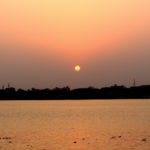 Sunset at Ganga By Suman Munshi