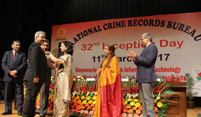 32nd Inception Day Celebrations of the National Crime Records Bureau (NCRB), in New Delhi