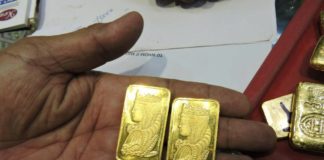 BSF Bongaon Seized Gold bars from a smuggler