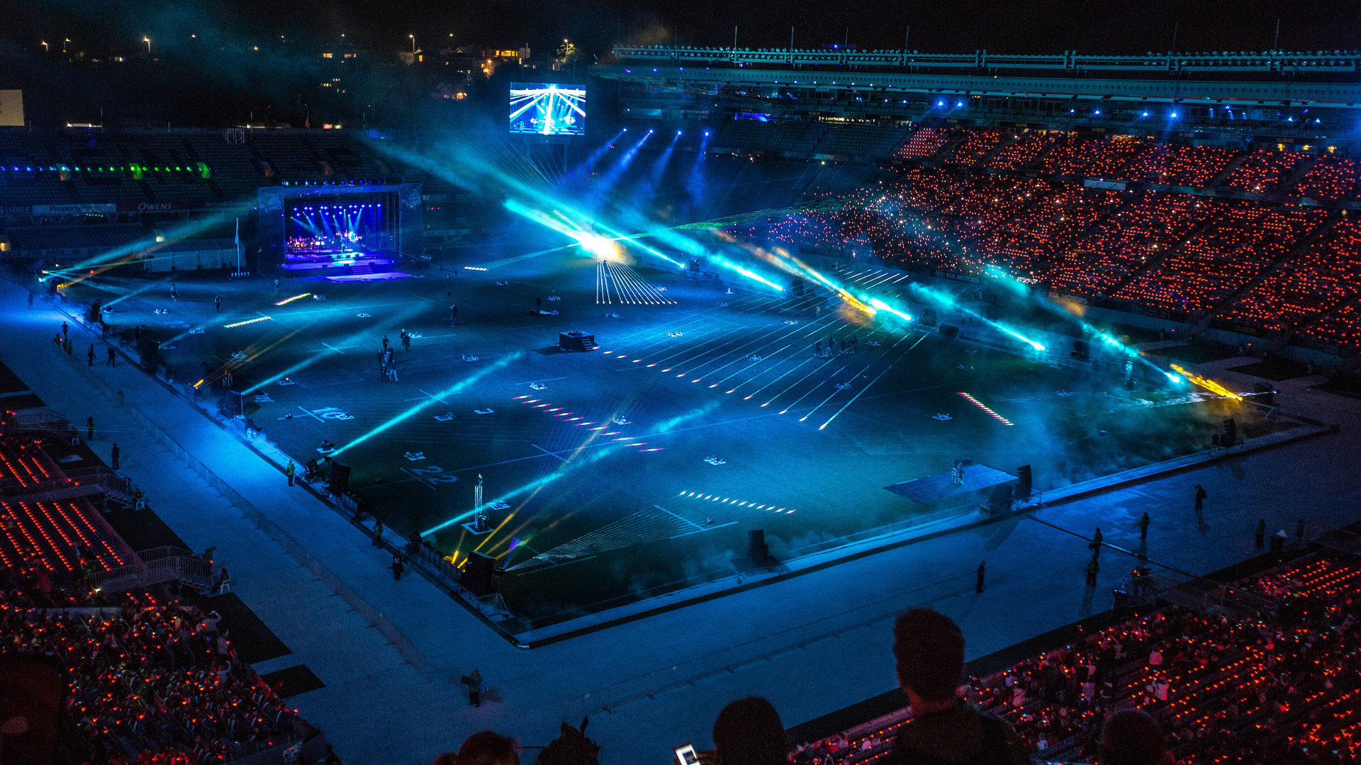 World Masters Games. Opening ceremony at Eden Park. Auckland. 21 April 2017. Photo:Gareth Cooke/Subzero Images