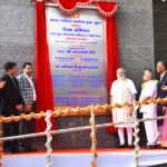 The Prime Minister, Shri Narendra Modi inaugurated the Kiran Multispeciality Hospital, in Surat, Gujarat on April 17, 2017. The Deputy Chief Minister of Gujarat, Shri Nitinbhai Patel and other dignitaries are also seen.