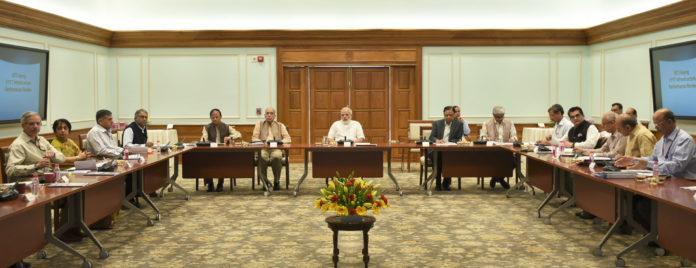 The Prime Minister, Shri Narendra Modi reviews the performance of key infrastructure sectors, in New Delhi on April 26, 2017.