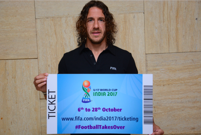 FIFA U-17 World Cup India 2017 tickets launched by Carles Puyol
