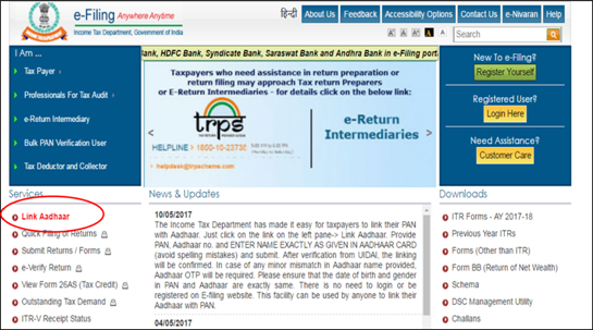 Income Tax Website