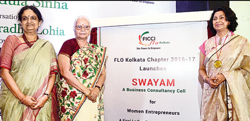 Anupama Sureka (Right) - Director Sureka Group At FICCI FLO Event