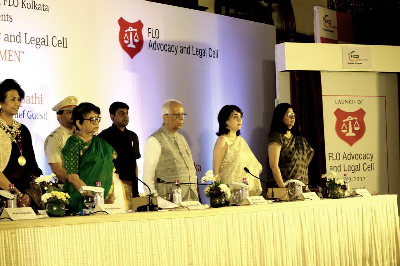 Anupama Sureka (Left)- FICCI FLO Event with HE K N Tripathy Governor West Bengal