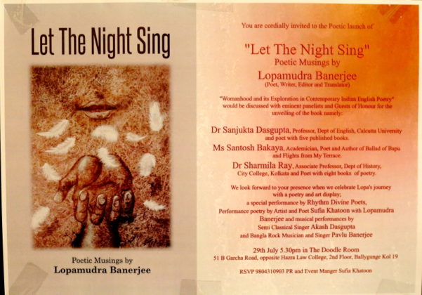 Let The Night Sing - Book Release